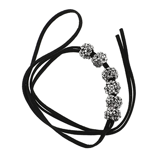 NOLITOY 2stücke Totenkopf Muster Haarband Diy Haar Accessoires Für Halloween Pferdeschwanzhalter Haar Seil Zubehör von NOLITOY