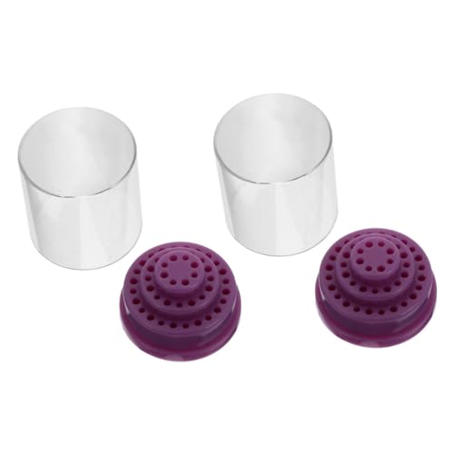 NOLITOY 2stücke Transparent Drill Display Holder Nagelbohrer Organizer Für Sauberes Und Ordentliches Aufbewahren Von Maniküre Werkzeugen Für Nagelstudios Und Zuhause von NOLITOY