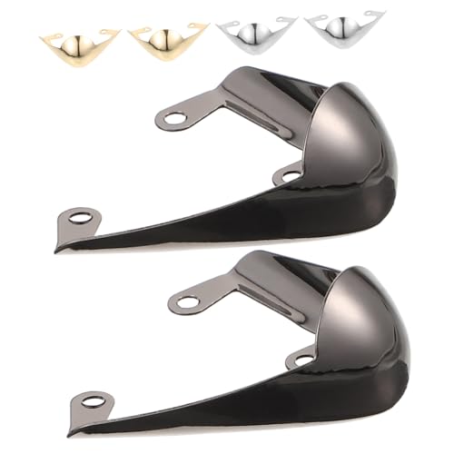 NOLITOY 3 Paare Metall Zehenschutz Spitzen Schuhschutz High Heel Absatzkappen Langlebig Modisch für Hochzeit Party Schutz und Dekoration in Gold Silber von NOLITOY