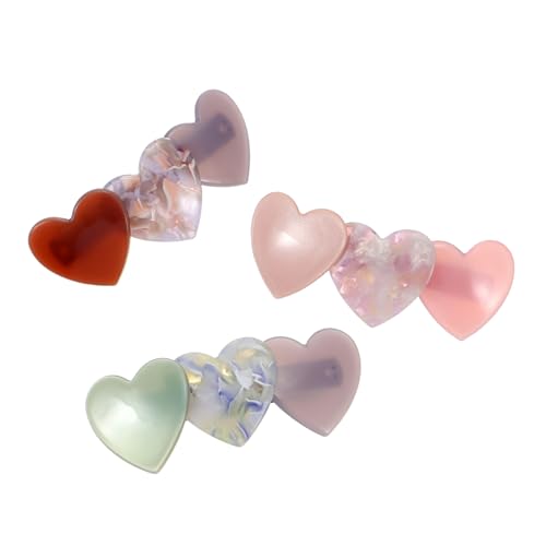 NOLITOY 3 Stück Elegante Haarklammern Damen Frühling Haarspangen Liebe Herz Design Robuste Automatische Clips Modischer Haarschmuck für Jahreszeiten und Haartypen NOLITOY 3 Stück Elegante Haarklammern Damen Frühling Haarspangen Liebe Herz Design Robuste Automatische Clips Modischer Haarschmuck für Jahreszeiten und Haartypen von NOLITOY