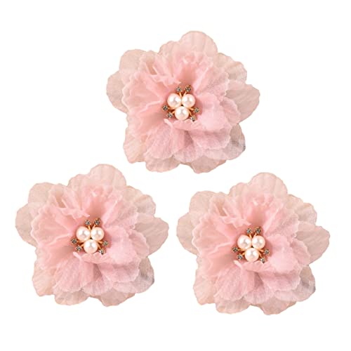 NOLITOY 3 Stück Teiliges Set Mädchen Blumen Haarspangen mit Perlen Kreative Haarklammern für Festliche Anlässe Süßes und Modisches Haarschmuck Accessoire von NOLITOY