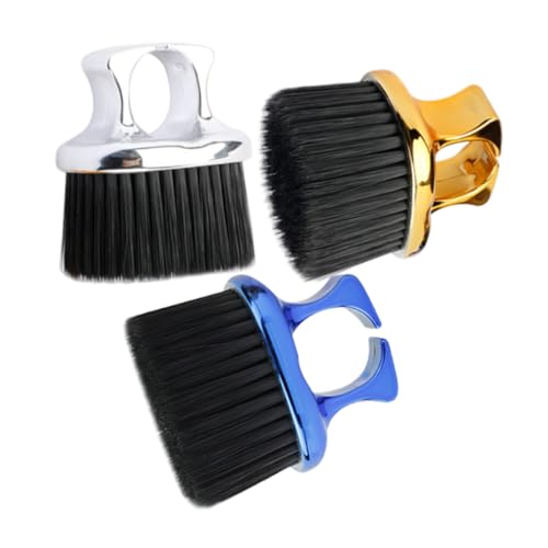 NOLITOY 3 Stücke Barber Neck Pinsel Mann Bart Pinsel Neck Barber Pinsel Für Bart Männer Barber Pinsel Multifunktionale Haar Bart Pinsel Set von NOLITOY