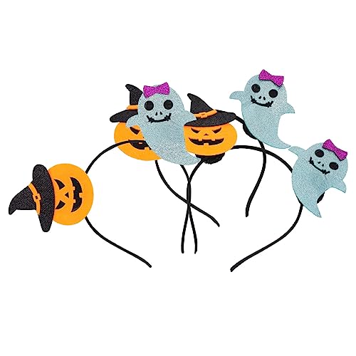 NOLITOY 3stücke Halloween Haarreif Teilig Geister Kürbis Haarschmuck Für Kostümparty Kreatives Festival-accessoire Bequem Und Leicht Für Halloween-verkleidung Und Feiern von NOLITOY