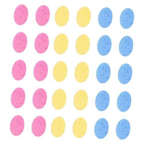 NOLITOY 30 Stück Teiliges Runde Gesichtsschwämme in Hautfarben und Blau Sanftes Peeling und Make up Entferner Porentiefe Reinigung Weich und Handlich für Empfindliche Hautpflege NOLITOY 30 Stück Teiliges Runde Gesichtsschwämme in Hautfarben und Blau Sanftes Peeling und Make up Entferner Porentiefe Reinigung Weich und Handlich für Empfindliche Hautpflege von NOLITOY