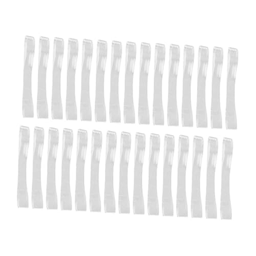 NOLITOY 30 Stück Teiliges Transparente Gel Heel Fixators Elastische Fersenriemen für Damen High Heels Rutschfeste Schuhbänder Hohe Elastizität Bequem Langlebig von NOLITOY