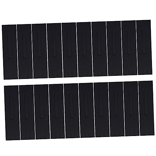 NOLITOY 30Stücke Kraftpapier Stiftverpackung Praktische Papierstifthülle mit Fenster für Stifte und Schreibwaren für Leicht und Tragbar von NOLITOY