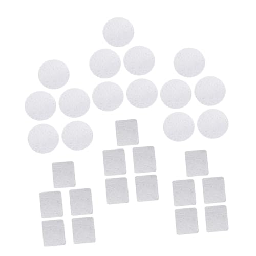 NOLITOY 30stücke Selbstklebende Metallaufkleber Runde Und Quadratische Aufkleber Für Lidschattenpaletten Diy-metallklebeband Für Magnetische Kosmetikpaletten von NOLITOY