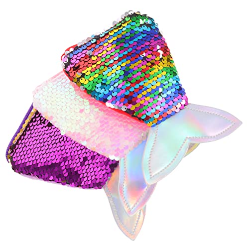 NOLITOY 3stücke Teiliges Meerjungfrau Geldbörse Mit Pailletten Praktische Umhängetasche Für Mädchen Einstellbare Und Tragbare Junge Mädchen Handtasche Für Partys Und Alltagsgebrauch von NOLITOY