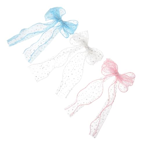 NOLITOY 3stücke Teiliges Mädchen Haarspangen Kreative Schleifen Haarklammern Für Partys Und Alltag Schicke Haaraccessoires Für Mädchen von NOLITOY