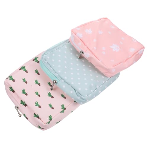 NOLITOY 3stücke Toilettenbeutel Für Damen Damenbindenbeutel Hygienebeutel Aufbewahrungstasche Menstruationsbindentasche Stilleinlagentasche Beutel Für Damenbinden Organizer Für von NOLITOY
