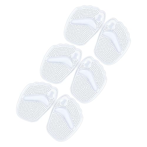 NOLITOY 3paare Schuh-fußpolster Für Hohe Absätze Selbstklebende Vorfußpolster Rutschfeste Vorfußpolster Weiche Fußschutz-einlegesohlen Halbfußpolster Für Damen von NOLITOY