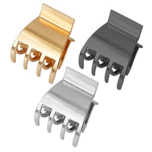 NOLITOY Haarspangen Damen 3st Haarnadel Menschlich Lockenwickler Schnappen Stifte Clip Pferdeschwanz Produkte Klaue Haarklammer Haarbürste Schere Haarschmuck Für Damen Kämme Netz Mini Gut Legierung von NOLITOY