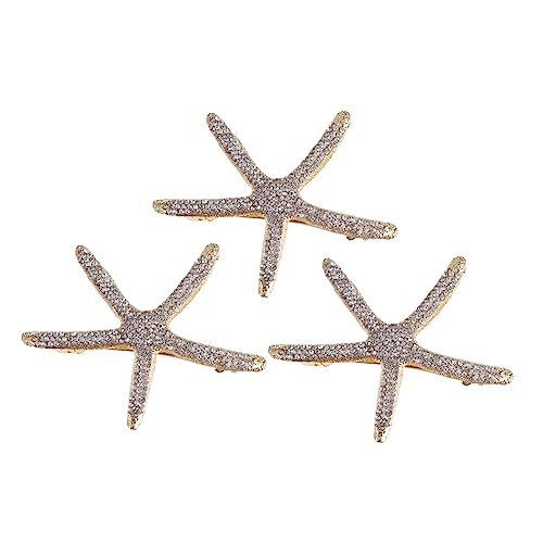 NOLITOY 3stücke Teiliges Strass-haarspangen Für Mädchen Rutschfest Aus Hochwertigem Legierungs-material Vintage Design Für Verschiedene Frisuren Perfektes Haarschmuck-zubehör von NOLITOY