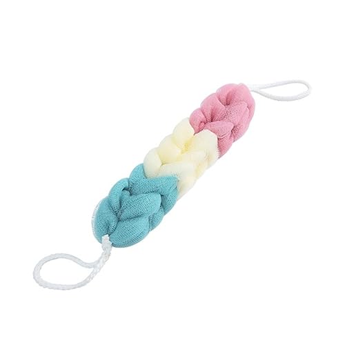 NOLITOY 3stücke Badestreifen Körperpeeling-badewaschtuch Langes Duschwerkzeug Peeling Mit Riemen Flexible Hautreinigungstücher Badeschwamm-handtuch Für Kopf Fuß Bad von NOLITOY