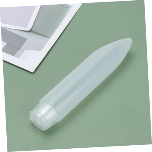 NOLITOY 4 STÜCKE Teiliges Weiße Nachfüllbare Kosmetik Quetschflaschen aus PE und PP Kunststoff Auslaufsicherer Reisebehälter für Shampoo Duschgel Lotion Gesichts Handcreme von NOLITOY