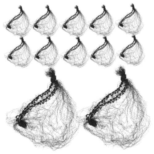 NOLITOY 4 Sets Elastisches Netz-haarnetz Für Männer Styling-haarnetze Unsichtbares Set Für Dutt-abdeckung 100 Stück * 4 von NOLITOY