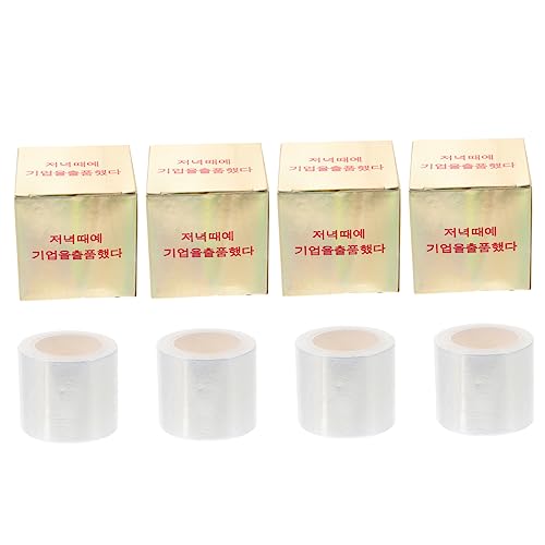 NOLITOY 4 Stück Augenbrauen Abdeckmaterial Aus Kunststoff Semipermanente Abdeckung Für Eyeliner Augenbrauen Transparentes Klebeband Für Salon Zuhause Sicheres Material Leicht Anzuwenden Für von NOLITOY