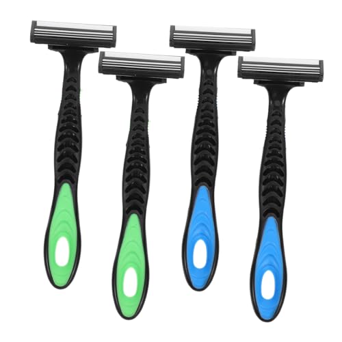 NOLITOY 4stücke Teiliger Rasierapparat Für Männer Haarentfernung Körperrasierer Gesichtsrasierer Rasierklingen Sanft Zur Haut Tragbar Reisefreundlich von NOLITOY