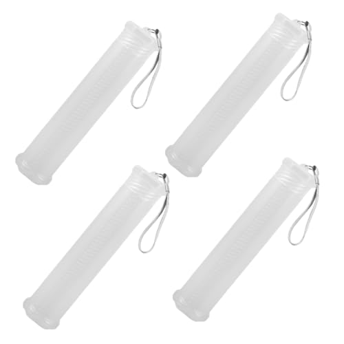 NOLITOY 4 Stück Transparenter Ausziehbarer Stifthalter Kunststoff Aufbewahrungsröhrchen Durchmesser Flexibler Organizer für Pinsel Stifte Malutensilien Platzsparend Klar NOLITOY 4 Stück Transparenter Ausziehbarer Stifthalter Kunststoff Aufbewahrungsröhrchen Durchmesser Flexibler Organizer für Pinsel Stifte Malutensilien Platzsparend Klar von NOLITOY