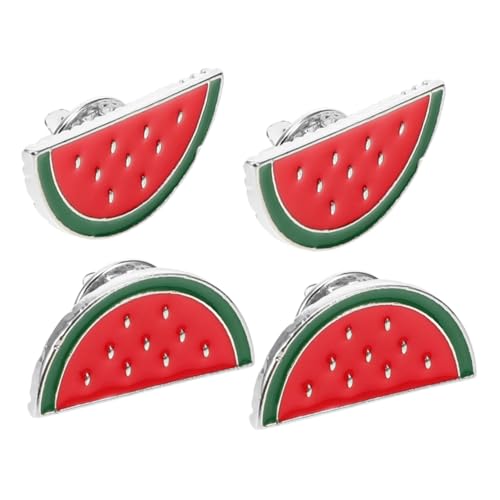 NOLITOY 4 Stück Wassermelonen Emaille Broschen Teilig Cartoon Anstecknadeln für Frauen Accessoires für Kleidung Taschen Langlebig Sommerlich NOLITOY 4 Stück Wassermelonen Emaille Broschen Teilig Cartoon Anstecknadeln für Frauen Accessoires für Kleidung Taschen Langlebig Sommerlich von NOLITOY