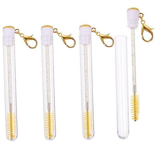 NOLITOY 4stücke Wimpernbürsten Mit Mascara-flasche Langanhaltende Make-up Pinsel Für Augenbrauen Und Wimpern Aus Robustem Wiederverwendbar Und Abnehmbar Als Für Freunde von NOLITOY