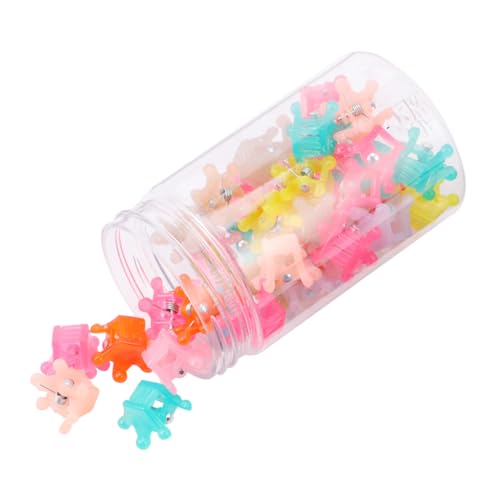 NOLITOY 40 Stück Teiliges Mini Haarklammern Kronenform Leichte Langlebige Mini Haarkrallen in Bunten Farben Süßer Haarschmuck für Mädchen als und Vielseitig Einsetzbar von NOLITOY