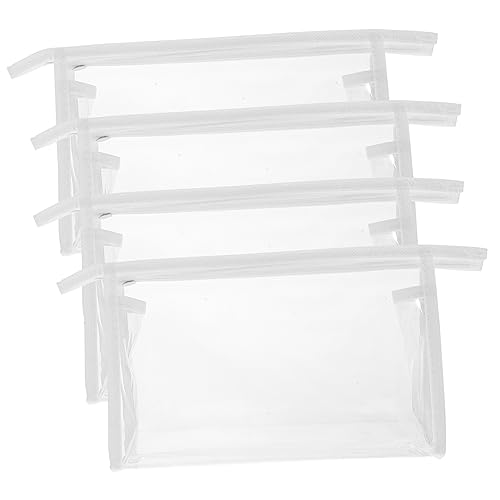 NOLITOY 4pcs Girl Einfacher Make -up -Tasche Tragbare Toilettenartikel Bag Travel Make -up -Tasche Reißverschluss Kosmetikbeutel von NOLITOY