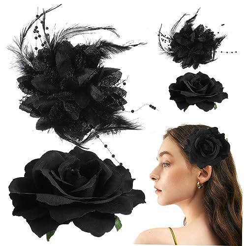 NOLITOY 4stücke Blumen Haarspangen Rosen Haarclips Für Frauen Hochzeit Party Accessoires NOLITOY 4stücke Blumen Haarspangen Rosen Haarclips Für Frauen Hochzeit Party Accessoires von NOLITOY