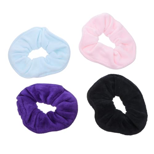 NOLITOY 4stücke Haargummis Aus Microfaser Für Frauen Und Mädchen Elastische Haarbands Für Trockenes Haar Und Styling NOLITOY 4stücke Haargummis Aus Microfaser Für Frauen Und Mädchen Elastische Haarbands Für Trockenes Haar Und Styling von NOLITOY