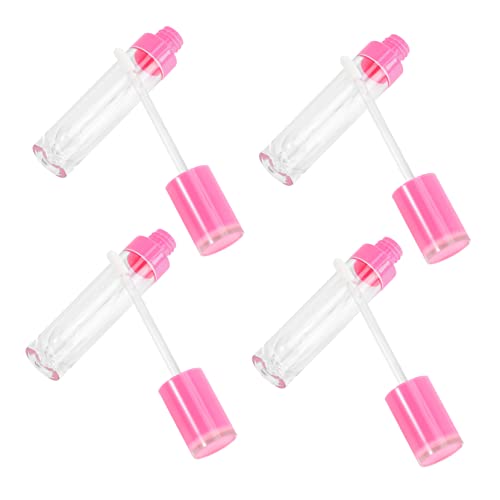 NOLITOY 4stücke Leere Lip Gloss Flaschen Aus Kunststoff Kleine Lipgloss Rohre Für DIY Lippenprodukte von NOLITOY