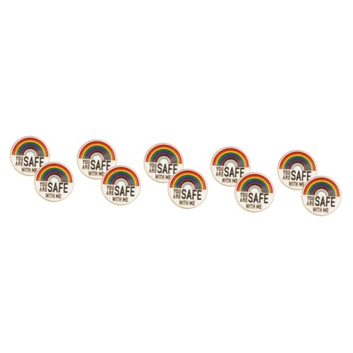 NOLITOY 5 Sätze You Are Safe With Me Regenbogen Brosche Emaille Anstecknadel Für Kreatives Design Für Kleidung Taschen Und Rucksäcke 2 Stück * 5 NOLITOY 5 Sätze You Are Safe With Me Regenbogen Brosche Emaille Anstecknadel Für Kreatives Design Für Kleidung Taschen Und Rucksäcke 2 Stück * 5 von NOLITOY