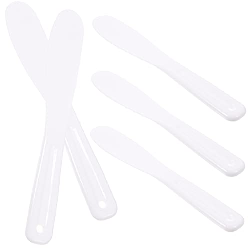 NOLITOY 5 Stück Kosmetik Spatel Silikon Gesichtscreme Löffel Hautpflege Applikator Für Selbstgemacht Masken Und Lotionen Kompakt Und Reisegröße Für Frauen Und Schönheitspflege von NOLITOY