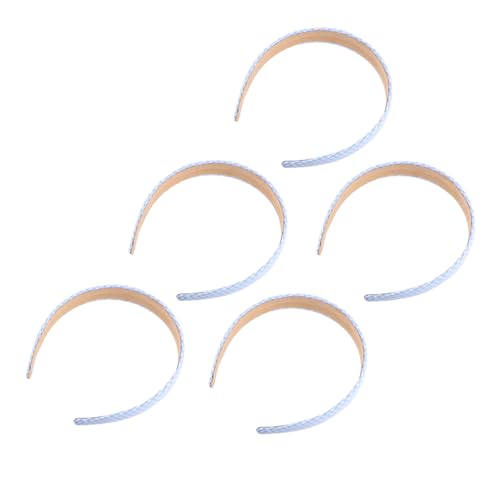 NOLITOY 5 Stück Teiliges Kariertes Stirnband für Damen Flexibler Rutschfester Haarschmuck Bequem und Langlebig Geeignet für Verschiedene Kopfgrößen und Vielseitige Frisuren als von NOLITOY