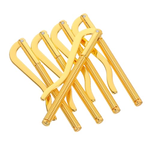 NOLITOY 5 Stück Teiliges Vintage Geldklammer Federstahl Langlebiger Metallclip für Herren Geldbörsen Ersatz-Money Clip für Bifold Wallets und Kreditkartenhalter Einfacher Einbau Sicherer von NOLITOY