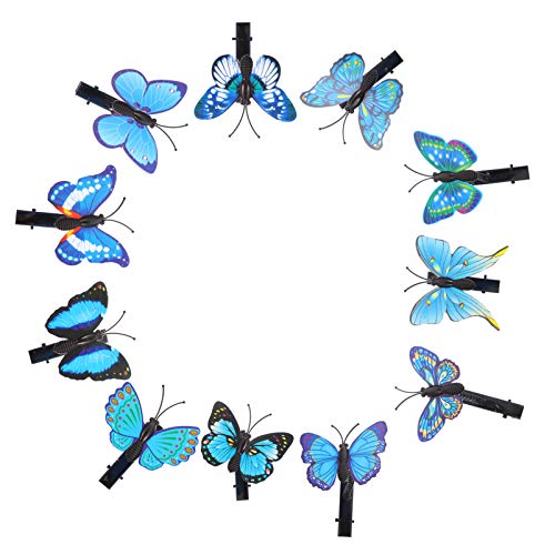 NOLITOY 50 Stücke Bunte Schmetterlinge Haarnadel Für Frauen Mädchen Schmetterlinge Haarspange Kopfschmuck Clip Haarclip von NOLITOY