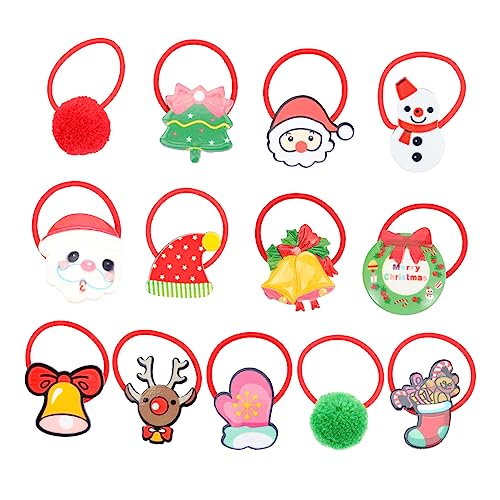 NOLITOY 50stücke Weihnachts-haargummis Für Mädchen Elastische Haarbänder Mit Festlichem Design Für Langlebig Und Praktisch Für Weihnachtszeit NOLITOY 50stücke Weihnachts-haargummis Für Mädchen Elastische Haarbänder Mit Festlichem Design Für Langlebig Und Praktisch Für Weihnachtszeit von NOLITOY