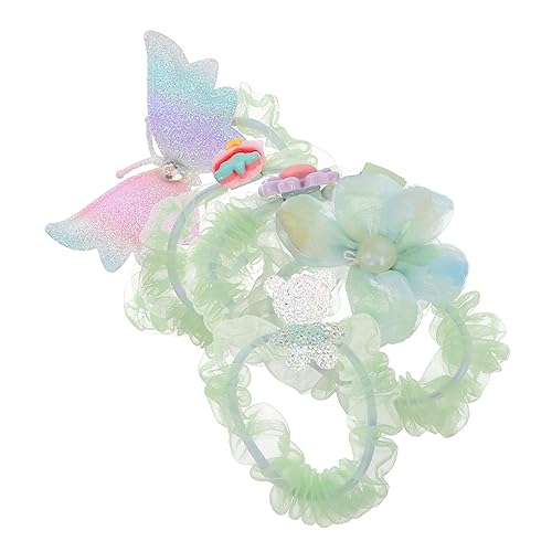 NOLITOY 5stücke Süße Haarspangen Für Mädchen Elastische Haargummis Mit Niedlichen Designs Für Kleinkinder Und Feste Leicht Als Armband Tragbar Haarschmuck von NOLITOY