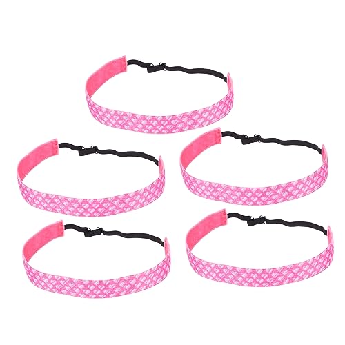 NOLITOY 5St elastisches Stirnband haarbänder hairband for men verstellbare Haarbänder für Mädchen für Mädchen Sport-Stirnband sportliches Stirnband Laufendes Haarzubehör Mode von NOLITOY