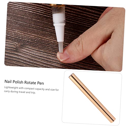 NOLITOY 5stücke Helle Gold Leere Nagellack Stifte Lip Gloss Tube Kosmetische Applikatoren Container Flüssige Foundation Flasche Drehstift Spenderflasche von NOLITOY