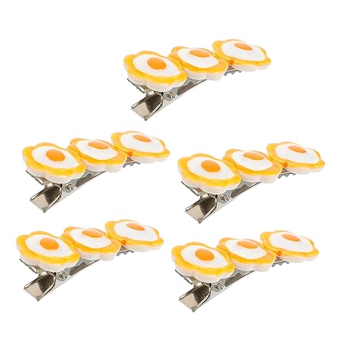 NOLITOY 5stücke Junge Mädchen Haarspangen Im Niedlichen Eierdesign Für Geburtstagsfeiern Festivals Und Alltag Haaraccessoires Für Kleinkinder Und Mädchen von NOLITOY