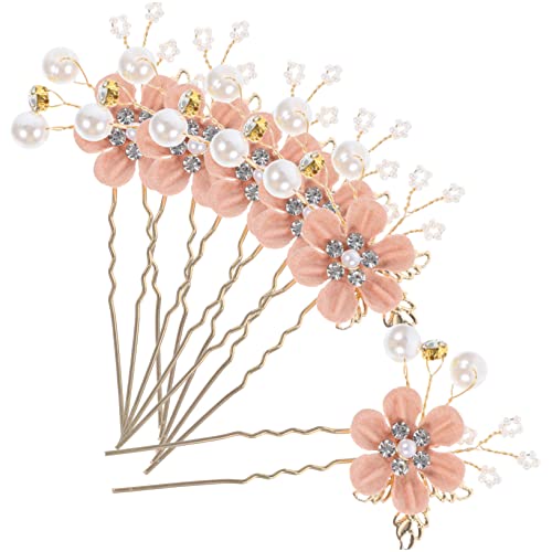 NOLITOY 6 Stk Braut Haargabel in U-form Halskette Haarklammern Hochzeitsschmuck Stift Bausatz Dekorationen Band Haargummis Mit Strasssteinen Tiaras Braut- Abschlussball Gold Perle Rosa NOLITOY 6 Stk Braut Haargabel in U-form Halskette Haarklammern Hochzeitsschmuck Stift Bausatz Dekorationen Band Haargummis Mit Strasssteinen Tiaras Braut- Abschlussball Gold Perle Rosa von NOLITOY