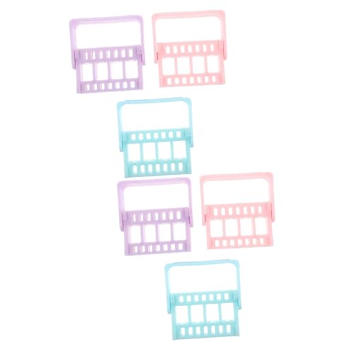 NOLITOY 6 Stk Schleifkopf Nagelstudio Veranstalter Nagelbits Nagelfeilen-Organizer Nagelfräser Nagelknipser praktischer Schleifeinsatzhalter Plastik abs von NOLITOY