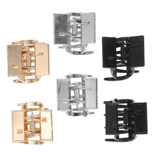 NOLITOY 6stücke Klein Haarklammern Für Frauen Ästhetische Krallenclips Für Dickes Haar Stark Und Langlebig Perfektes Accessoire Für Jeden Anlass von NOLITOY