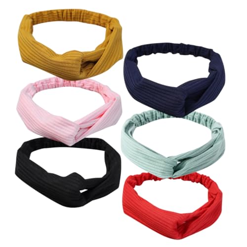 NOLITOY 6 Stück Teiliges Atmungsaktives Sportstirnband für Damen Elastisches Dehnbares Yoga und Laufstirnband mit Angenehmem Sitz Schweißableitend Langlebig und Farbecht Vielseitig für NOLITOY 6 Stück Teiliges Atmungsaktives Sportstirnband für Damen Elastisches Dehnbares Yoga und Laufstirnband mit Angenehmem Sitz Schweißableitend Langlebig und Farbecht Vielseitig für von NOLITOY