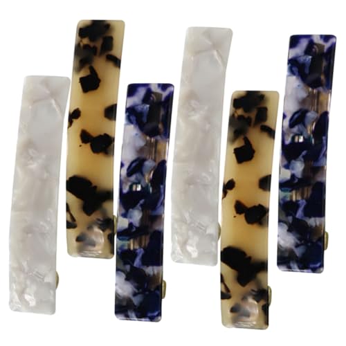 NOLITOY 6 Stück Teiliges Haarklammern für Damen aus Metall und Acetat Robuste Federnde Haarspangen für Dickes und Dünnes Haar Langlebig Rutschfest Vielseitig für Alltag Zufällige Farbe NOLITOY 6 Stück Teiliges Haarklammern für Damen aus Metall und Acetat Robuste Federnde Haarspangen für Dickes und Dünnes Haar Langlebig Rutschfest Vielseitig für Alltag Zufällige Farbe von NOLITOY