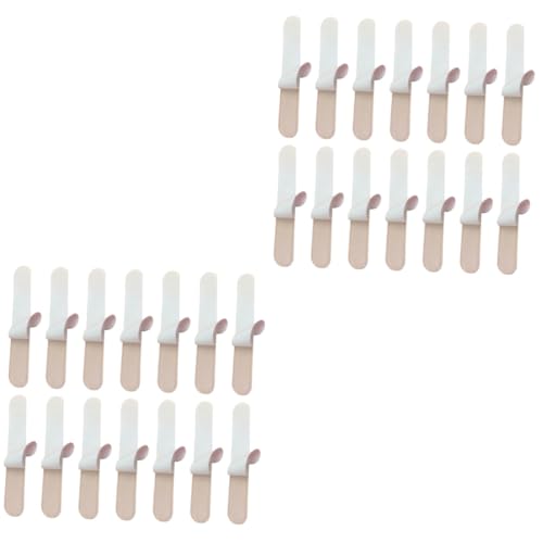 NOLITOY 60stücke Wiederverwendbar-schweißband-kragenprotektor Für Hut Und Kragen Absorbierende Unsichtbare Liner-pads Gegen Schweißflecken Weiß von NOLITOY