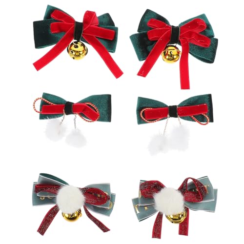 NOLITOY 6stücke Teiliges Niedlicher Haarspangen Mit Schleifen Und Glöckchen Für Teenager-mädchen Vielseitige Haarschmuck Für Partys Und Alltag von NOLITOY