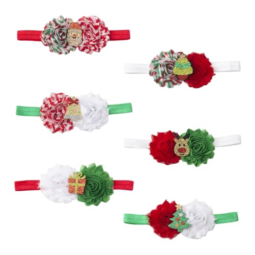 NOLITOY 6stücke Weihnachts-junge Mädchen-stirnbänder Elastische Cartoon-haarbänder Für Mädchen Festliche Haaraccessoires Für Besondere Anlässe Und Tägliche Nutzung von NOLITOY