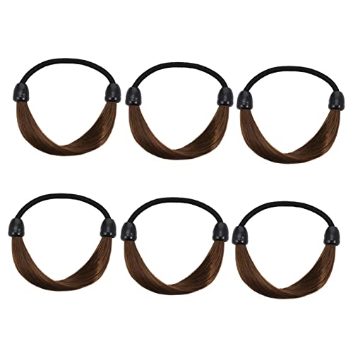 NOLITOY 6er-pack Perücken Elastisches Haargummi Unsichtbares Haarband Für Den Feine Verarbeitung Realistische Anpassung Für Frauen Und Mädchen von NOLITOY