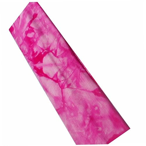 NOLITOY 6stücke Teiliges Elastischer Yoga-haarbänder Schnell Trocknende Schweißabsorbierende Stirnbänder Mit Buntem Batikdesign Für Sport Und Freizeit von NOLITOY